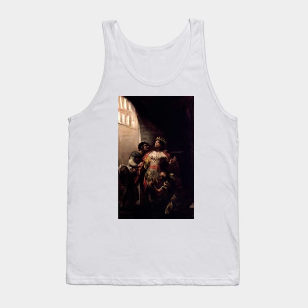 St Hermenegild in Prison by Francisco Goya Tank Top by Classic Art Stall